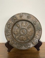 Piatto In Bronzo Antico ‘800