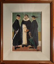 Mario BUCCI - Figure - Olio su compensato