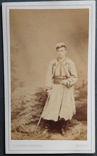 Cdv zuavo pontificio ernest - ernest, de