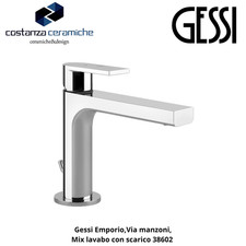 GESSI EMPORIO, Via Manzoni,  Miscelatore: lavabo, bidet, doccia, CROMO