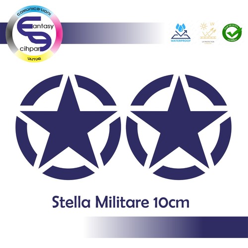 Kit adesivi stella militare - adesivi,