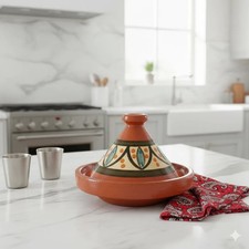 Tajine M 22 cm in Terracotta