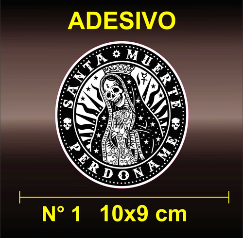 Adesivi sticker santa muerte - adesivi,