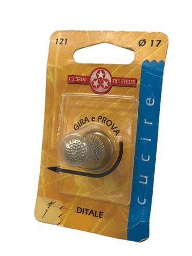 Ditale metallo per cucire - ditale, in