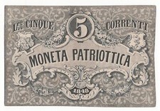 5  LIRE CORRENTI MONETA