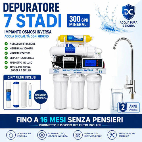 Depuratore acqua casalingo