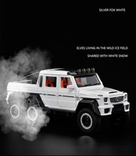 Modellino auto pressofuso in lega 1:20 G65 G63 6x6 con suoni e luci - regalo giocattolo fuoristrada