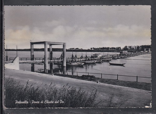 Cartolina polesella ponte - cartolina,