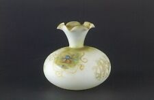 Vaso piccolo di cristallo satinato porta fiori Kristal decorato made in italy