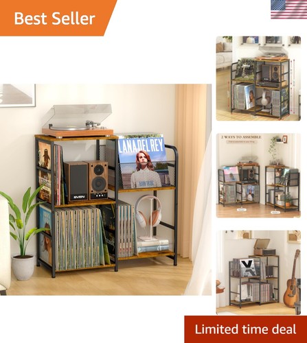 Record player stand turntable - record, stand,