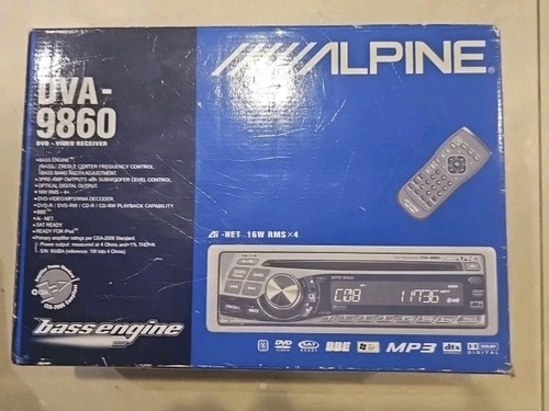 Alpine dva 9860 dvd mp3 - dva-9860, dvd/cd/mp3