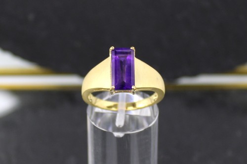 Anello argento ametista - argento,