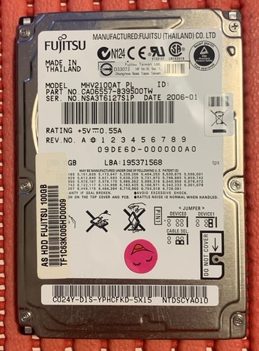 Fujitsu hdd 100gb ide - fujitsu,