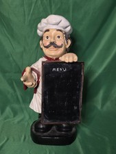 Statuina lavagna chef italiano