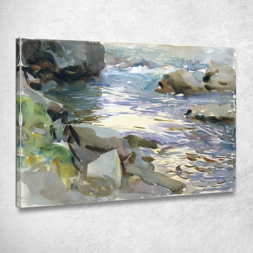 Ruscello rocce john singer - e,