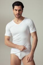 OLTREMARE, 4 t shirt o canotta uomo in Caldo Cotone Interlock vero confort
