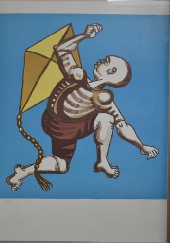 Litografia giuseppe migneco - litografia, di