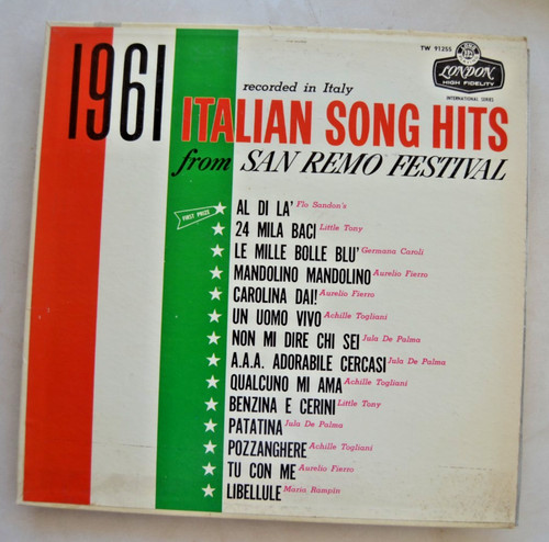 1961 italian song - italian, hits