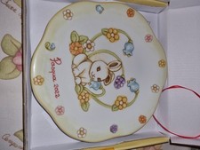 Thun Piatto Decorativo piattino dessert Pasqua 2022 Fiore in Fiore Coniglio