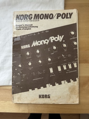 Libretto manuale uso korg - manuale,