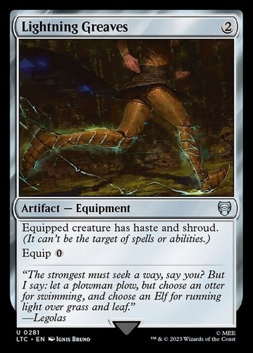 Lightning greaves commander - greaves,