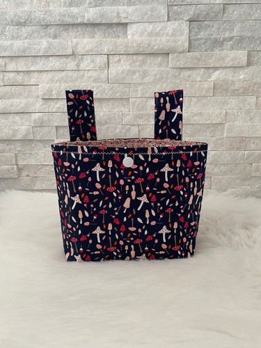 Borsa manubrio funghi - borsa, blu"