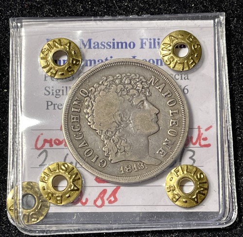 Moneta lire 1813 - moneta, gioacchino