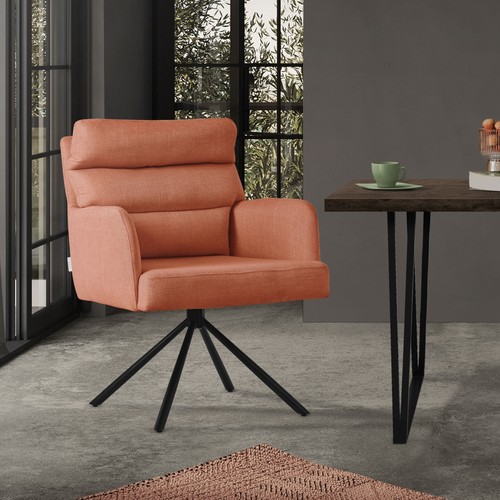 Sedia pranzo arancio per - sedia, da