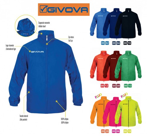 Giubbotto antipioggia giovova - giubbotto,