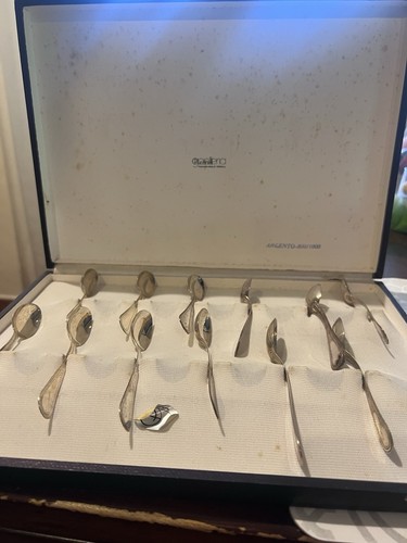 Set cucchiaini argento - 12,