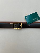 Cintura uomo double face (nera