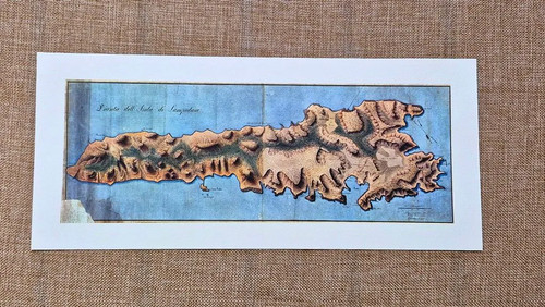 Mappa lampedusa bernardo - lampedusa,