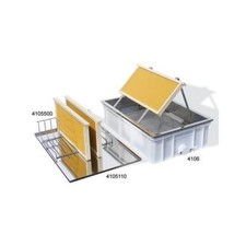 Coperchio inox per banco disopercolatore da tavolo - 41x61cm