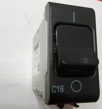 GEWISS GW 12468 INTERRUTTORE MAGNETOTERMICO 1P+N C16  CHORUS NERO come Nuovo 