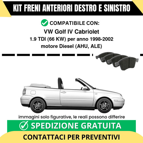 Pastiglie freno anteriori per - freno,