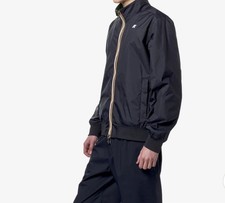 K*WAY Giubbotto Bomber Uomo Arsene Plus.2 Reversibile Impermeabile Blu Verde Large