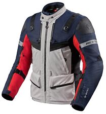 GIACCA JACKET MOTO REV'IT DEFENDER 3 GTX GORE TEX SILVER RED BLU ROSSO TG M