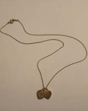 COLLANA MINI "CUORI" TIFFANY CO ARGENTO STERLING E ORO RUBEDO.