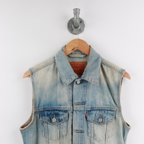 Levi gilet jeans uomo m - levi's,