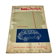 Catalogo Ricambi Carrozzeria Fiat 600D Multipla 1960 110.315