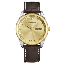 Longines Men's Master Collection Auto Champagne Dial Leather L2.755.5.37.3
