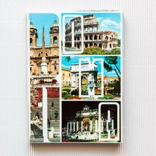 roma libretto fisarmonica cartoline vintage souvenir