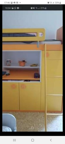 Vendo letto con scrivania - letto, e