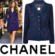 Chanel Vintage 2007 Blu Tweed