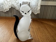 Statuina gatto Formia in vetro