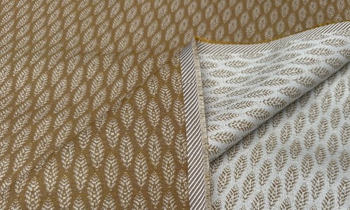 Tessuto jacquard foglia - tessuto,