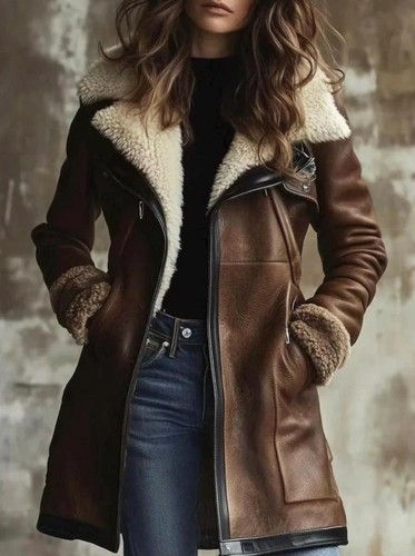 Giacca donna montone shearling