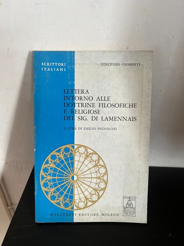 Vincenzo gioberti lettera - vincenzo,