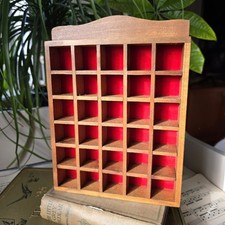 Vintage Wooden Thimble Curio