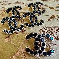 Gold black stamped lot 10 - black,